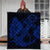 Hawaiian Anchor Poly Tribal Hibiscus Polynesian Premium Quilts Blue - AH - Polynesian Pride