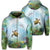 Hawaiian Animal In The Ocean Polynesian Zip Hoodie Unisex Art - Polynesian Pride