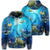 Hawaiian Animal Ocean Zip Hoodie Unisex Art - Polynesian Pride