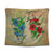 Hawaiian Blue And Red Hibiscus Polynesian Tapestry - AH Wall Tapestry Black - Polynesian Pride