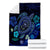 Hawaiian Blue Ocean Honu And Flowers Premium Blankets AH - Polynesian Pride