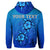 Custom Hawaiian Blue Turtle and Hibiscus Polynesian Hoodie - Polynesian Pride