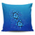 Hawaiian Blue Turtle and Hibiscus Polynesian Pillow Covers - AH Pillow Covers Black - Polynesian Pride