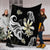 Hawaiian Butterfly Plumeria Polynesian Premium Blankets - AH - Polynesian Pride