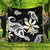 Hawaiian Butterfly Plumeria Polynesian Premium Quilts - AH Black - Polynesian Pride