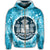 Hawaiian Coat of Arms Polynesian Zip Hoodie - Polynesian Pride