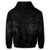 Hawaiian Coat of Arms Turtle Polynesian Zip Hoodie Gray - Polynesian Pride