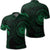 Hawaiian Coat Of Arms Turtle Polynesian Polo Shirt Green Unisex Black - Polynesian Pride