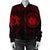 Hawaiian Coat Of Arms Turtle Polynesian Bomber Jacket Red AH - Polynesian Pride