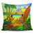 Hawaiian Couple Sing A Song On Beach Sunset Pillow Covers - AH Pillow Covers Black - Polynesian Pride