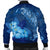 Hawaiian Dolphin Hibiscus Tropic Blue Polynesian Bomber Jacket - AH - Polynesian Pride