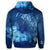 Hawaiian Dolphin Hibiscus Tropic Blue Polynesian Hoodie - Polynesian Pride