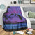 Hawaiian Dolphin In Night Polynesian Premium Blankets - AH - Polynesian Pride