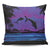 Hawaiian Dolphin In Night Polynesian Pillow Covers - AH Pillow Covers Black - Polynesian Pride