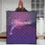 Hawaiian Dolphin Violet Polynesian Premium Quilts - AH - Polynesian Pride