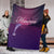 Hawaiian Dolphin Violet Polynesian Premium Blankets - AH - Polynesian Pride