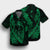 Hawaiian Fish Hook Hibiscus Banzai Surfing Polynesian Hawaiian Shirt Green - AH - Polynesian Pride