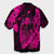 Hawaiian Fish Hook Hibiscus Banzai Surfing Polynesian Hawaiian Shirt Pink - AH - Polynesian Pride