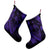 Hawaiian Fish Hook Hibiscus Banzai Surfing Polynesian Christmas Stocking Purple - AH - Polynesian Pride