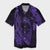 Hawaiian Fish Hook Hibiscus Banzai Surfing Polynesian Hawaiian Shirt Purple - AH Unisex Black - Polynesian Pride