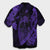 Hawaiian Fish Hook Hibiscus Banzai Surfing Polynesian Hawaiian Shirt Purple - AH - Polynesian Pride