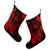 Hawaiian Fish Hook Hibiscus Banzai Surfing Polynesian Christmas Stocking Red - AH - Polynesian Pride