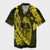 Hawaiian Fish Hook Hibiscus Banzai Surfing Polynesian Hawaiian Shirt Yellow - AH Unisex Black - Polynesian Pride