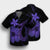 Hawaiian Fish Hook Hibiscus Plumeria Polynesian Hawaiian Shirt - Purple - AH - Polynesian Pride