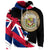 Custom Hawaiian Flag Coat of Arms of Hawaii Polynesian Hoodie Classic Style - Polynesian Pride