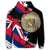 Hawaiian Flag Coat of Arms of Hawaii Polynesian Zip Hoodie Classic Style - Polynesian Pride