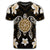 Hawaiian Gold Turtle Plumeria T Shirt - Polynesian Pride