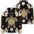 Hawaiian Gold Turtle Plumeria Zip Hoodie Unisex Art - Polynesian Pride