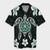 Hawaiian Greenie Turtle Plumeria Hawaiian Shirt AH Unisex Black - Polynesian Pride