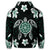 Hawaiian Greenie Turtle Plumeria Zip Hoodie - Polynesian Pride
