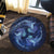 Hawaiian Hammerhead Shark Kanaka Galaxy Polynesian Round Carpet - AH - Polynesian Pride