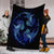 Hawaiian Hammerhead Shark Kanaka Galaxy Polynesian Premium Blankets - AH - Polynesian Pride