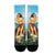 Hawaiian Hibiscus Aloha Hula Girl Dance On The Beach Crew Socks - AH - Polynesian Pride