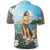 Hawaiian Hibiscus Aloha Hula Girl Dance On The Beach Polo Shirt - Polynesian Pride