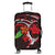 Hawaiian Hibiscus And Plumeria Flower Polynesian Luggage Covers - AH Black - Polynesian Pride