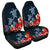 Hawaiian Hibiscus And Turtle Polynesian Car Seat Covers - AH Universal Fit Black - Polynesian Pride