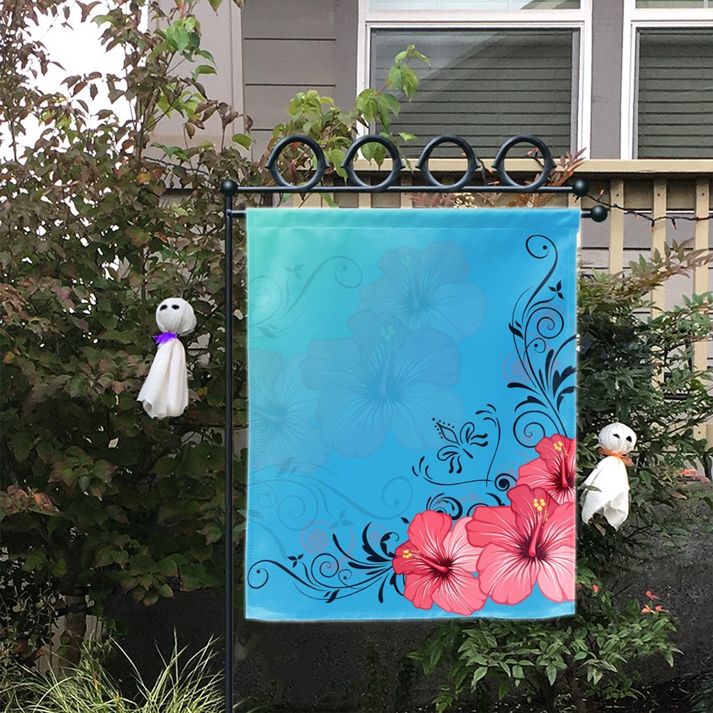 Hawaiian Hibiscus Flower Red Flag - AH - AH - Polynesian Pride