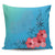 Hawaiian Hibiscus Flower Red Pillow Covers - AH - AH Pillow Covers Black - Polynesian Pride