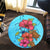 Hawaiian Hibiscus Flower Soulful Round Carpet - AH - Polynesian Pride