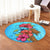 Hawaiian Hibiscus Flower Soulful Round Carpet - AH - Polynesian Pride