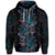 Hawaiian Hibiscus Full Color Polynesian Zip Hoodie - Polynesian Pride
