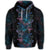 Hawaiian Hibiscus Full Color Polynesian Hoodie - Polynesian Pride