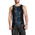 Hawaiian Hibiscus Full Color Polynesian Tank Top - AH Black - Polynesian Pride
