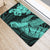 Hawaiian Hibiscus Memory Polynesian Turtle Door Mat Turquoise AH - Polynesian Pride