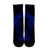 Hawaiian Hibiscus Memory Turtle Polynesian Crew Socks Blue - AH - Polynesian Pride