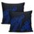Hawaiian Hibiscus Memory Turtle Polynesian Pillow Covers Blue - AH - Polynesian Pride